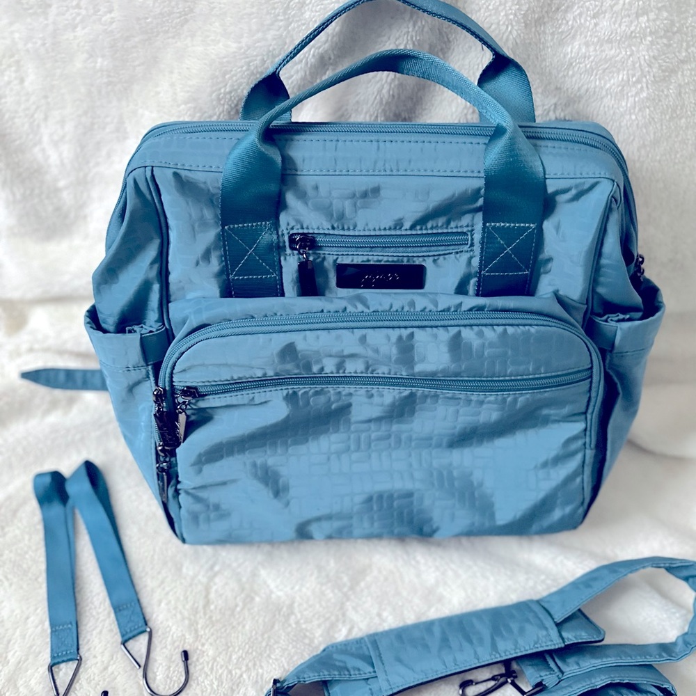 JuJuBe Dr. B.F.F. Diaper Bag Marine Basketweave
